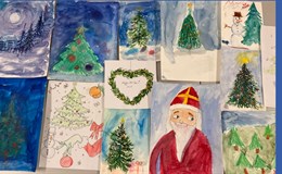 Viele schöne Bilder - von den Kindern gemalt